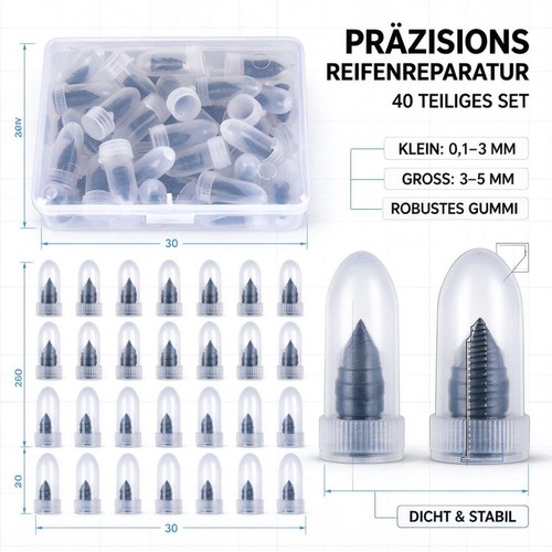 Stück reifen reparatur - 40,