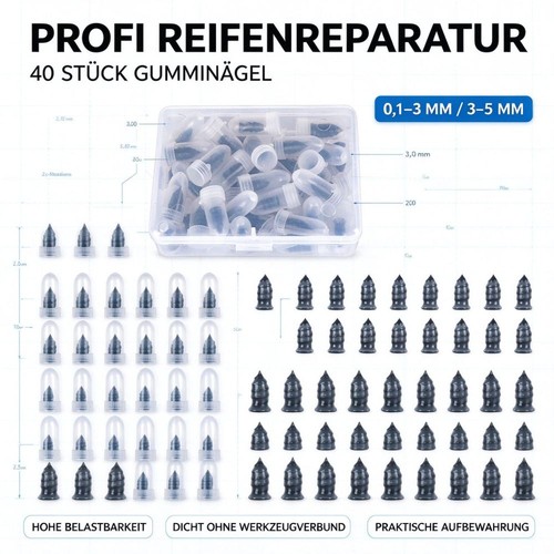 40x reifen reparatur set kfz - reifen,